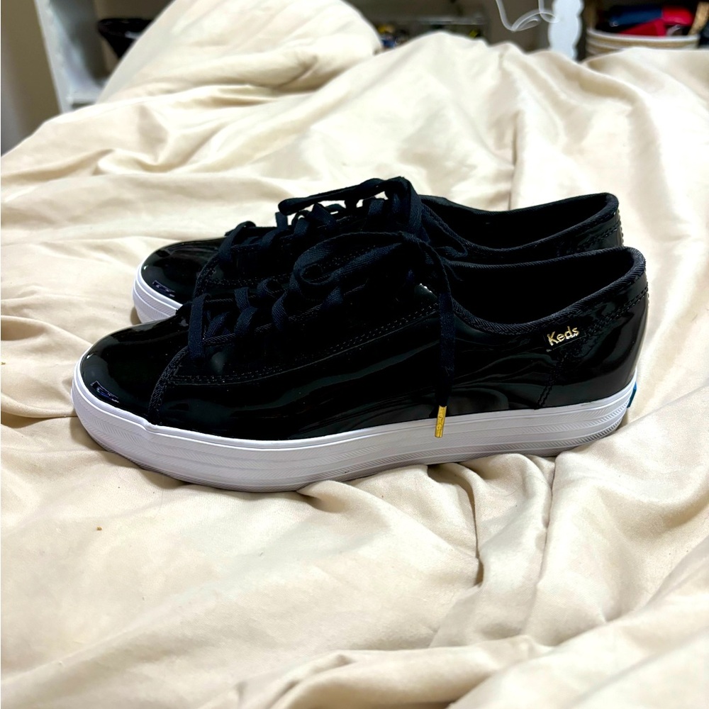Keds - Patent Leather Sneakers - 7.5 - Brand New